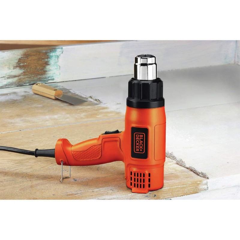 BLACK+DECKER Heat Gun for Crafts, Corded, Dual Heat Settings up
