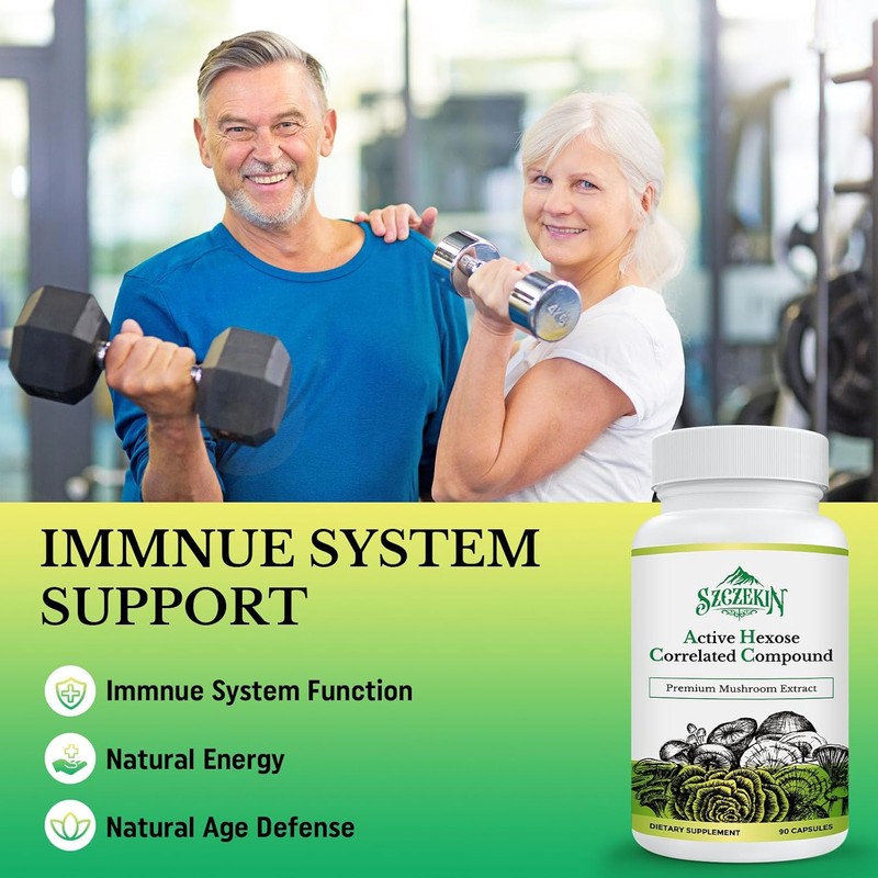 Active Hexose Correlated Compound 1500 mg Supplement, Natural 8 Mushroom