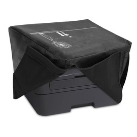 kwmobile Case Compatible with Brother DCP-L2530DW / L2550DN / MFC-L2710DN / L2750DW - Printer Dust Cover Protective Cover - Dandelion Love White Black