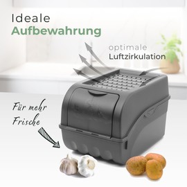Novaliv Vegetable Box Potato Storage Container 3.5 L to 9 L