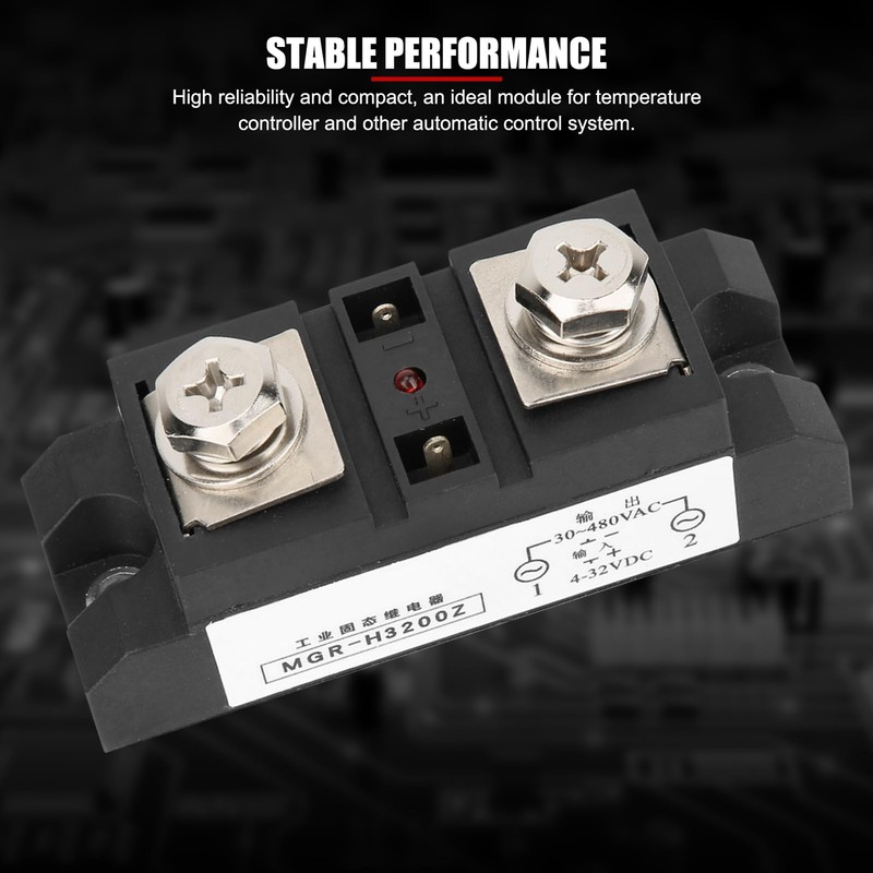 EVTSCAN 200A High Current DC-AC SSR Solid State Relay, with