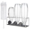 HunDun Bottle Holder for SodaStream Duo Bottles, Stainless Steel Drip