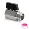 1/2" RV Water Heater Replacement for Drain Valve with Tape