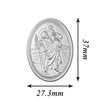 Fritz Cox® Patron Saint of Travellers - Saint Christopher Keyring