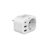 Hama Multiple Plug 4-Way (1 USB-C PD, 2 USB-A, 1