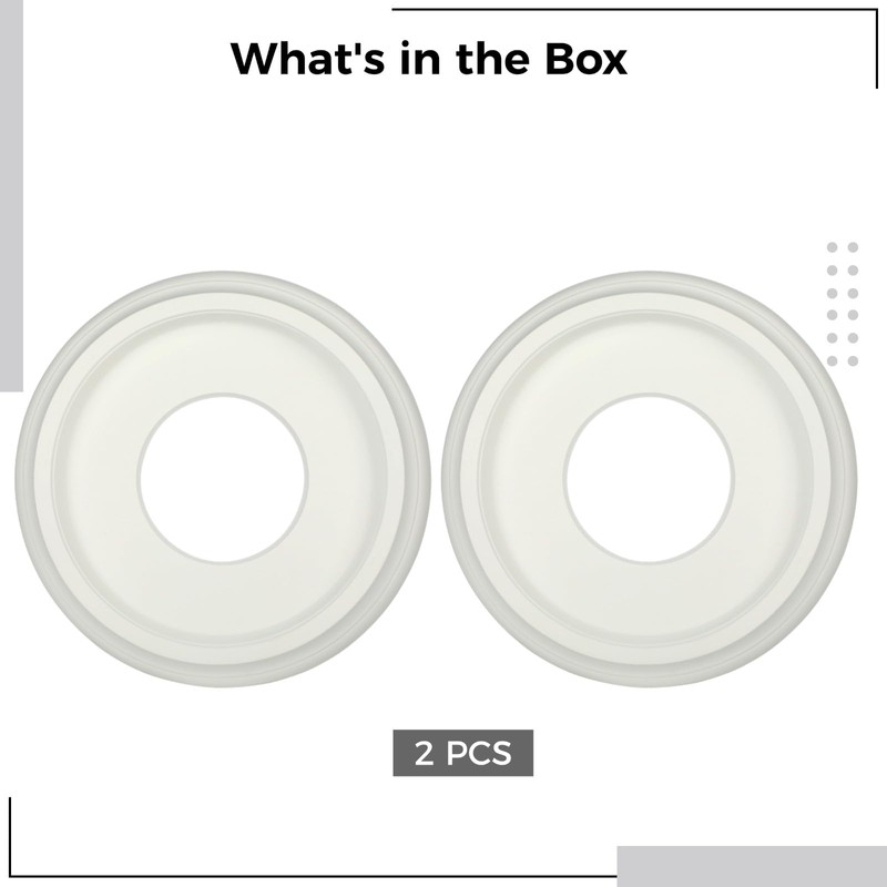 Packool Ceiling Medallion Round 9.84in: 2PCS Simple Ceiling Trim Plate