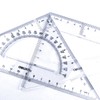 BronaGrand Triangle Ruler Square Set, 30/60 and 45/90 Degrees, Set