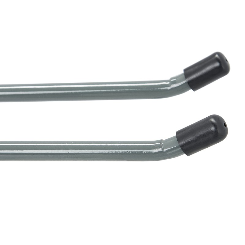 Relaxdays Wall Hook, 24 cm Long, Double Hook Wall, Tool