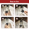 Latoxcaa Space Saving Standard Hanger Hooks 50Pcs, Upgrade Heavy Duty