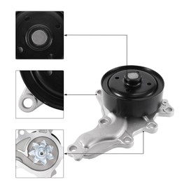 AULINK AW6252 Water Pump (2.5L 2.7L) For Toyota Camry 2010-2017,RAV4 2009-2020,Highlander 2009-2019,Sienna 2011-2013,Venza 2009-2016,Scion TC 2011-2016,1312448 1610009515 42031