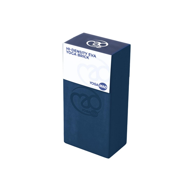 Yoga-Mad Hi density Yoga Brick - Blue
