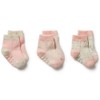 Wilson & Frenchy Organic 3 Pack Baby Socks - Cantaloupe,
