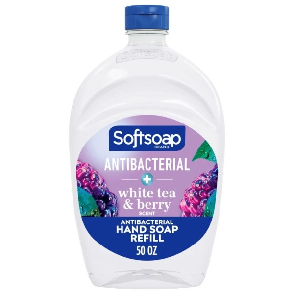 Unbranded Softsoap Antibacterial Liquid Hand Soap Refill, White Tea and