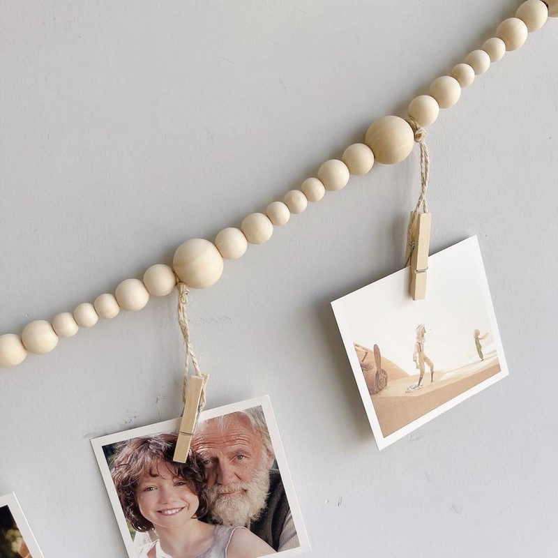 Futihana Boho 3 Piece Collage Garland Photo Frame with 7