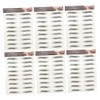 12pcs Eyebrow Makeup Stickers Natural Hair Like Brow Tool for Makeup Lovers and Sparse Brows Reusable Transfer Tattoos