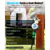 RAINPOINT Irrigation Computer WiFi Automatic Irrigation System with Brass Inlet