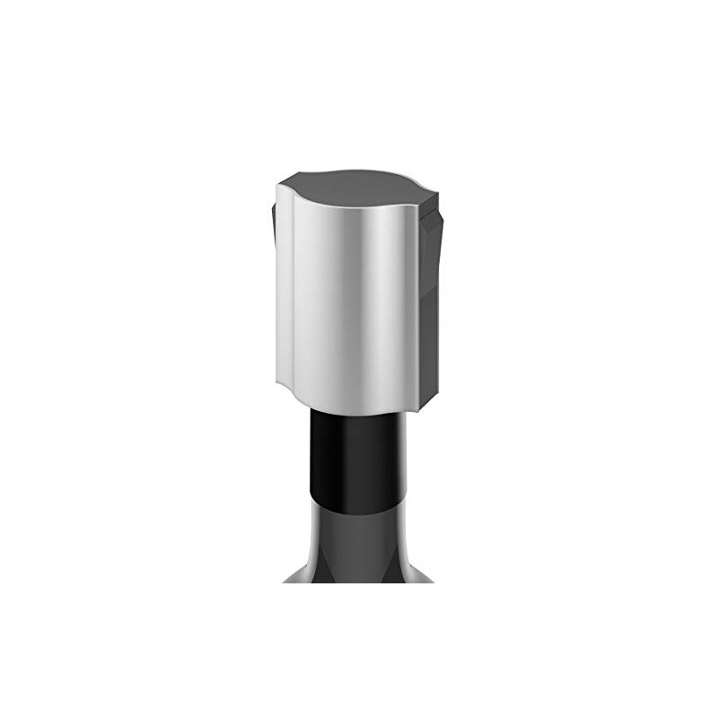 Zack 20306 PREMIRO Champagne Stopper, Stainless Steel, SilverMetalic