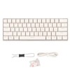 61 Key Mechanical Keyboard Portable Compact 60% Gaming Keyboard with