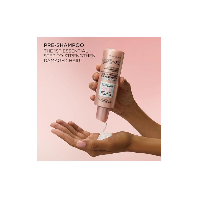 L'Oreal Paris EverPure Tratamiento prechampú sin sulfato Bond Repair, reparación
