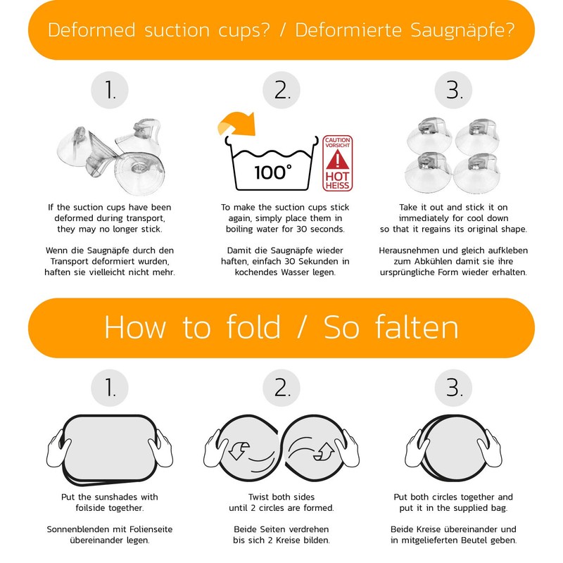 Car Window Shades for Baby - Protect from UV Rays