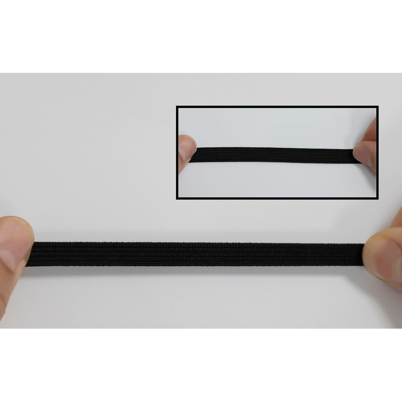 AERZETIX - C67312 - Elastische flache geflochtene Schnur 5 Meter