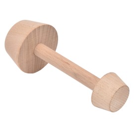 Wooden Tart Tamper for Mini Muffin Pan, Double Side Pie Pastry Dough Tampers Egg Tart Pan Mold Pastry Baking Tool for Mini Egg Tart, Cheesecakes, Pasta and Dessert Baking