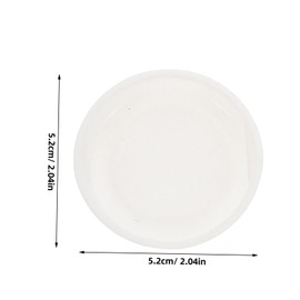 DOITOOL 30pcs Plastic Tubes White Caps for Craft Projects Mailing and Poster Storage Sturdy Cardboard Craft Tubes for Packaging and Transport