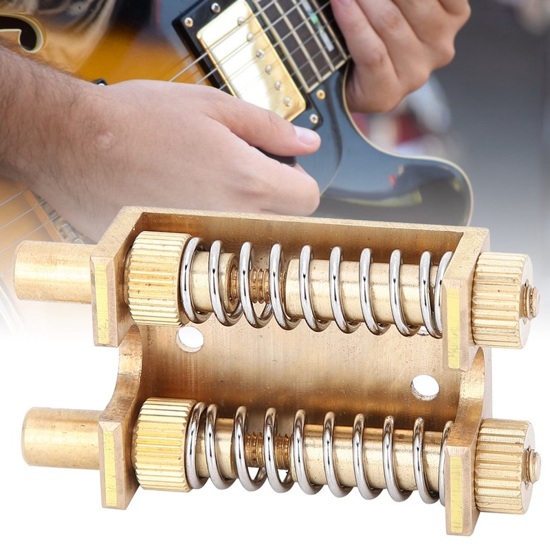Tremolo Bridge System Spring Stabilizer Double Brass Rod Device for