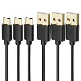 CableCreation [3-Pack USB C to USB A Cable 4FT, USB A to C Cable 3A Fast Charge Works with Galaxy S23 S23+ S23 Ultra S22 S21 S8 S9 S10 S20, Pixel 3XL 2XL, etc 1.2M Black