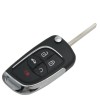 KEYECU Modify Flip Remote Key Fob 5Btn Shell Case for