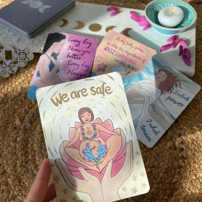 Pregnancy and Birth 52 Affirmation Cards – Empower Your Journey