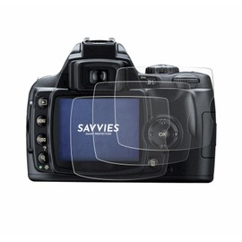 Savvies Screen Protectors for Nikon D40 Ultra Transparent Pack of 6