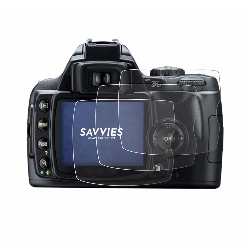 Savvies Screen Protectors for Nikon D40 Ultra Transparent Pack of
