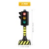 TOYANDONA 2 Pezzi Semaforo Bambini Semaforo Light Giocattoli Simulazione Modello