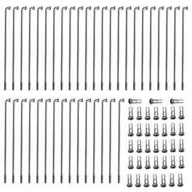 260mm Bicycle Spoke 38pcs Mountain Bike Spoke with Spoke Nipple Silver