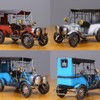 Retro Nostalgic Metal Crafts Car Models Ornaments Home Decoration for
