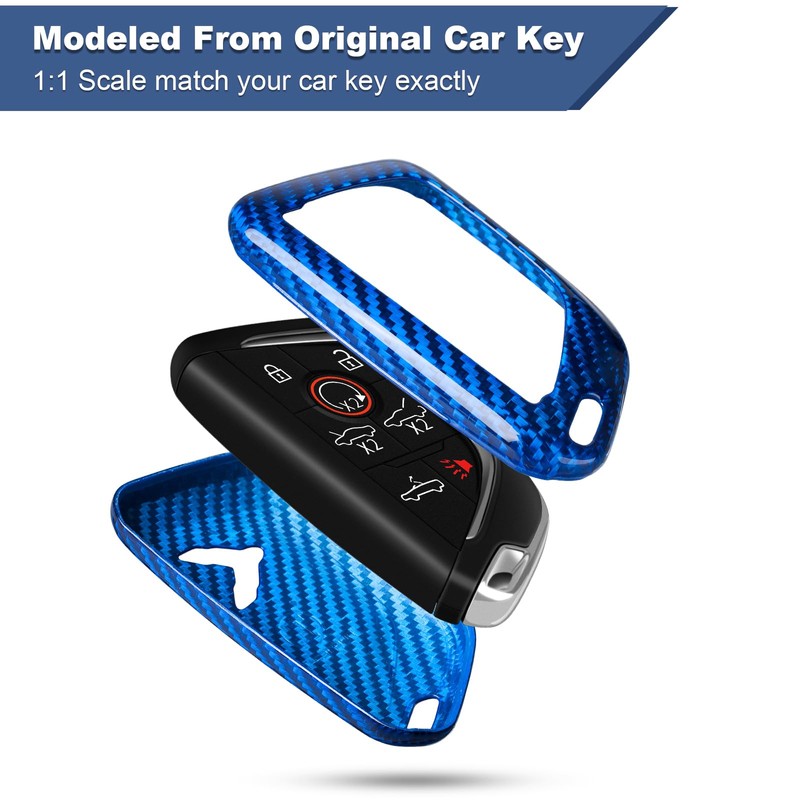 T-carbon Key Fob Cover Compatible with Corvette C8 Z51 Z06
