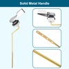 Hygie Rinse 2PACK Universal Metal Toilet Handle Replacement Kit -