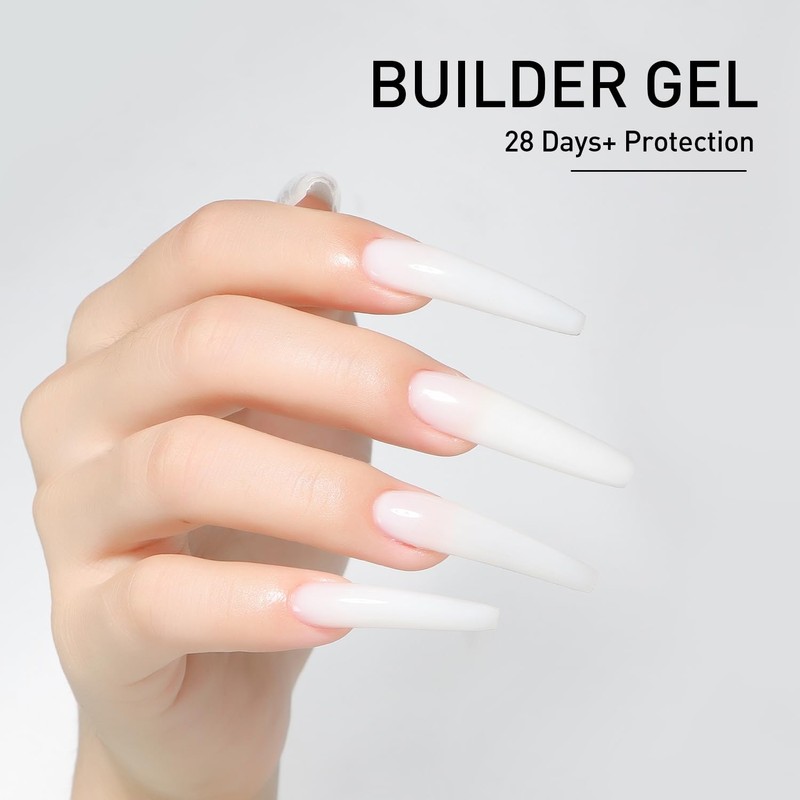 Beautilux White Builder Nail Gel 50 g, Builder Gel for
