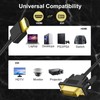 Twozoh 4K HDMI DVI Converter Cable 1.5M Bi-Directional DVI HDMI