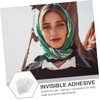 Healvian 180 Pcs Headscarf Stickers Double-Sided Tape Head Covering Fixation