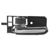 TRQ Driver Side Interior Door Handle Chrome & Gray Compatible