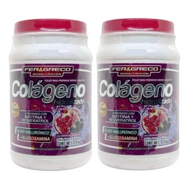 Colágeno Hidrolizado Glucosamina Biotina Zarzamora 2 Pzs                                                                                              
