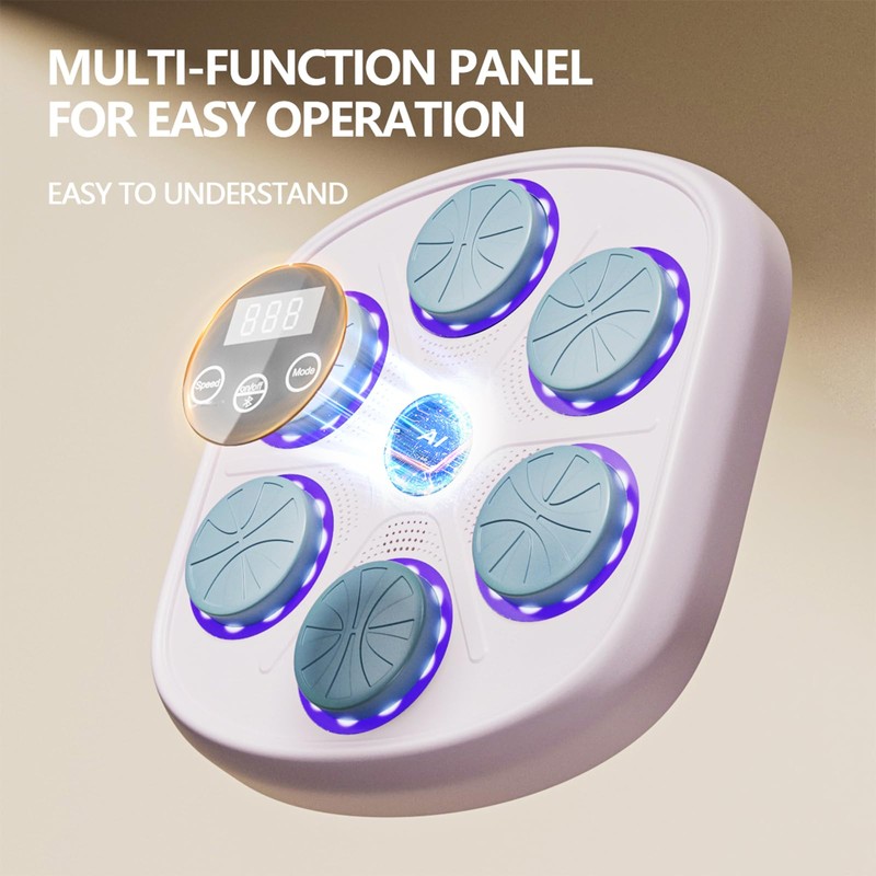 Music Boxing Machine for Kids & Adults, Smart Bluetooth Sounding