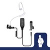 Radio Earpiece for Motorola APX Series, EP1334QR-PTT Quick Release Hawk