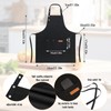 Invalidism 2 Pack Apron for Women, Adjustable Kitchen Cooking Apron