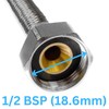 Pair M10 (10mm) x 1/2 x 600mm (60cm) Flexible Tap