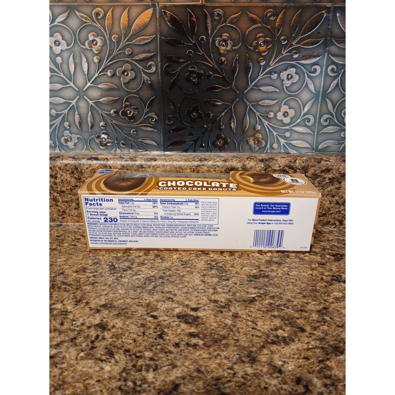 Kroger Donuts ~ 8 Cnt. - Chocolate
