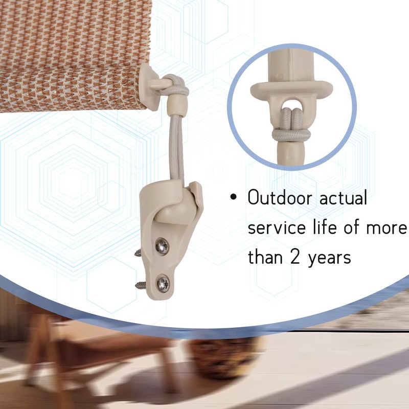 Lihopefe Bungee kit, Cordless Bracket ，Coolaroo Replacement Accessories (Bungee kit