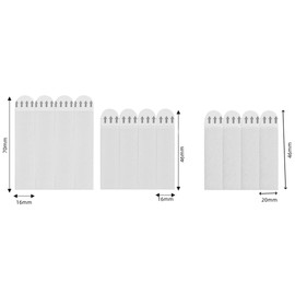 36 Pairs Poster Hangers, Picture Mounting Strips, for Picture Frames, Wall Clocks, Wall Mirrors